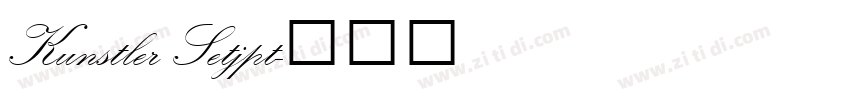 Kunstler Setjpt字体转换